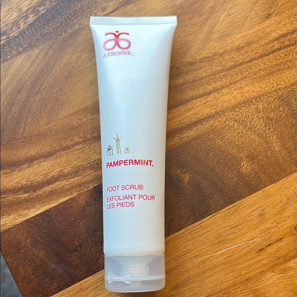 Arbonne Pampermint Exfoliating Foot Scrub - New Never Opened